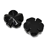 Natural Obsidian Carved Clover Display Decorration GG-CBA6D08-D06-2