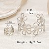 Hollow Flower Alloy Cuff Bangle & Cuff Ring Sets FS-WG3E984-01-2