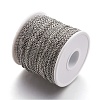 Tarnish Resistant 304 Stainless Steel Cable Chains CHS-R002-0.6mm-3