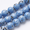 Assembled Synthetic Turquoise and Shell Beads Strands G-S212-12mm-06-1
