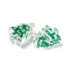 Christmas Decorations Theme Opaque Acrylic Bead with Enamel OACR-Z021-01L-2