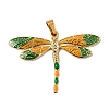 304 Stainless Steel Enamel Big Pendants SA-CBAFCBF-01G-1