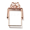 Alloy Open Back Bezel Pendants PALLOY-I223-10RG-1