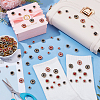200Pcs 2 Colors Iron Rhinestones Cabochons FIND-WR0012-35-4