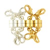 12Sets 2 Colors Brass Magnetic Clasps Converter KK-FS0001-95-3