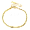 304 Stainless Steel Herringbone Chain Bracelets for Women BJEW-U019-04G-06-4