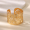 304 Stainless Steel Cuff Bangles BJEW-B135-01C-G-2
