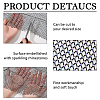 1 Yard Polyester with Resin Rhinestone Mesh Fabric AJEW-FH0009-34A-4