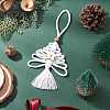 Cotton Christmas Trees Pendant Decoration HJEW-JM03830-01-1
