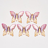 Transparent Acrylic Pendants TACR-R140-06F-1