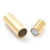 Ion Plating(IP) 304 Stainless Steel Magnetic Clasps STAS-O148-09E-G-4