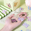 DIY Butterfly Dangle Earring Making Kit DIY-TA0006-34-14