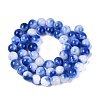 Natural Dyed Persian Jade Beads Strands X-G-Q609-8mm-01-3