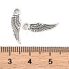 Tibetan Style Alloy Wing Pendants X-TIBEP-3344-AS-NR-2