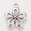 Tibetan Style Alloy Pendants TIBE-S306-12AS-RS-1