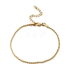 Twist 304 Stainless Steel Link Chains Bracelets for Women BJEW-K240-09G-4