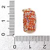 Brass Rhinestone Pendants KK-B145-02G-01-4