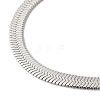 304 Stainless Steel Herringbone Chain Bracelet for Men Women BJEW-Q998-02P-2