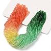 Transparent Painted Glass Beads Strands DGLA-A034-T3mm-A04-1