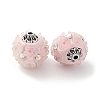 Handmade Resin Indonesia Round Beads IPDL-P005-21AS-02-2