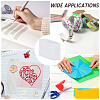 8Sheets 2 Styles EVA Self-adhesive Stickers STIC-GF0001-41-5