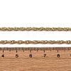2.5MM 304 Stainless Steel Rope Chain Necklaces NJEW-T016-26G-5