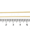 1.5mm Rack Plating Brass Snake Chain Necklaces for Women Men MAK-L044-13G-5