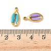 304 Stainless Steel Enamel Pendants STAS-I346-25G-04-3