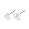 Imitation Pearl Stud Earrings EJEW-P296-21A-P-1