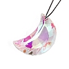 Moon Glass Suncatchers HJEW-Z009-01B-02-2