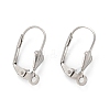 Tarnish Resistant 304 Stainless Steel Leverback Earring Findings STAS-K218-08P-1