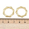 Brass Twister Clasps KK-P323-12G-3
