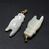 Shell Pendants SSHEL-E564-02G-3