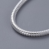 Unisex Brass Snake Chain Bracelets BJEW-BB12548-2