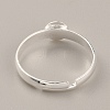 Adjustable Brass Finger Rings Components KK-WH0054-22B-S-2