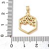 Brass Micro Pave Colorful Cubic Zirconia Pendants CU-CBA2C2D-15G-3