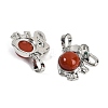 Natural Red Jasper Pendants G-I374-A-P22-2