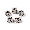 Natural Dalmatian Jasper European Beads G-Q607-02M-1