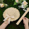 Straw Hat for Dolls DOLL-WH0002-42A-3