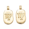 Brass Pendants KK-O140-20G-01-2