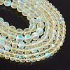 Synthetic Moonstone Beads Strands G-SZ0001-81A-2