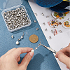 200Pcs Brass Pave Clear Cubic Zirconia Connector Charms KK-FH0007-70P-3