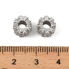 Brass Micro Pave Cubic Zirconia Beads KK-K374-20P-3