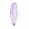 Transparent Glass Pendants GLAA-B004-01G-2