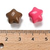 Baking Paint Opaque Acrylic Beads SACR-P035-09-4