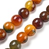 Natural Multi-Color Agate Beads Strands G-A261-B05-14mm-2