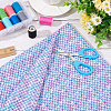 Fishscale Pattern Polyester Fabrics DIY-WH0292-79A-5