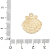 Alloy Enamel Pendants with Plastic Imitation Pearl FIND-Z070-04G-06-3