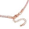 2.5MM Round Nylon Cotton Cord Necklace Making NJEW-C106-01RG-06-3