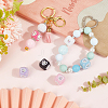 6Pcs 6 Colors Acrylic & Plastic & Resin Rhinestone Beads FIND-SC0013-09A-4